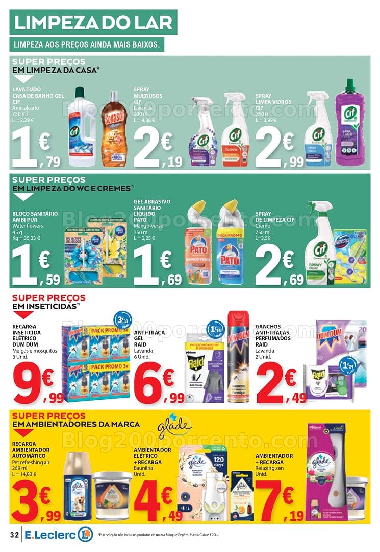 Antevisão Folheto E-LECLERC Promoções de 5 a 11 março